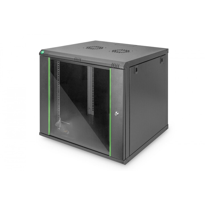 Digitus DN-19 09U-6/6-EC-SW armario rack 9U Bastidor de pared Negro
