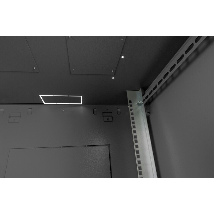 Armadio rack Digitus DN-19 09U-6/6-EC-SW 9U da parete, nero