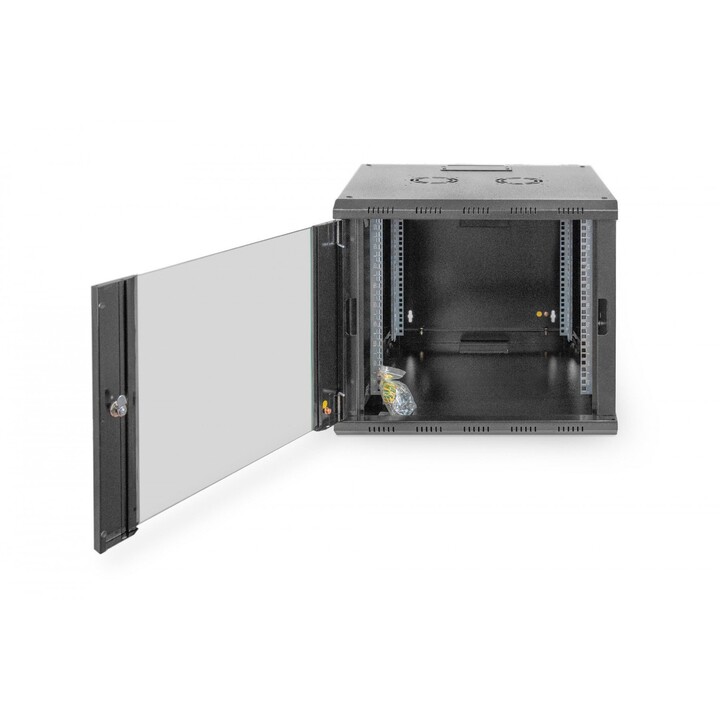 Armadio rack Digitus DN-19 09U-6/6-SW 9U da parete, nero