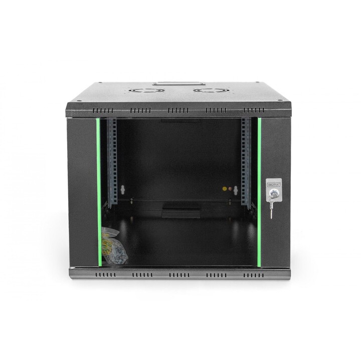 Digitus DN-19 09U-6/6-SW 9U Rackschrank Wandmontage schwarz