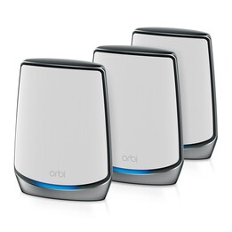 NETGEAR Orbi RBK853 AX6000 WiFi 6 Mesh-System Tri-Band (2,4 GHz/5 GHz/5 GHz) Wi-Fi 6 (802.11ax) Grau 4 Intern