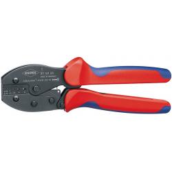 Alicates de engarce KNIPEX PreciForce, longitud 220 mm, superficie lacada, fundas multicomponente