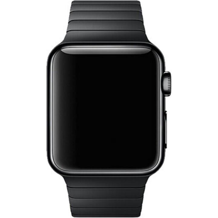 Devia Elegant Link pulseira para Apple Watch em aço inoxidável preta
