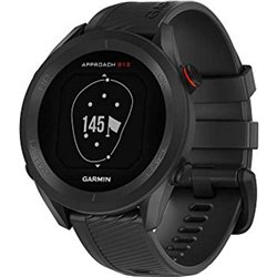Garmin 010-02472-00 Ansatz S12 GPS Golf Uhr, 42K+ vorinstallierte Gänge, Schwarz, schwarz