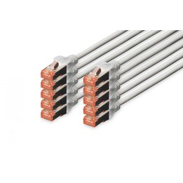 Digitus DK-1644-010-10 Netzwerkkabel Grau 1 m Cat6 S/FTP (S-STP)