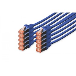 Cabo de rede Digitus DK-1644-010-B-10 Azul 1 m Cat6 S/FTP (S-STP)