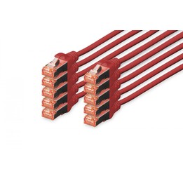 Digitus DK-1644-010-R-10 network cable Red 1 m Cat6 S/FTP (S-STP)