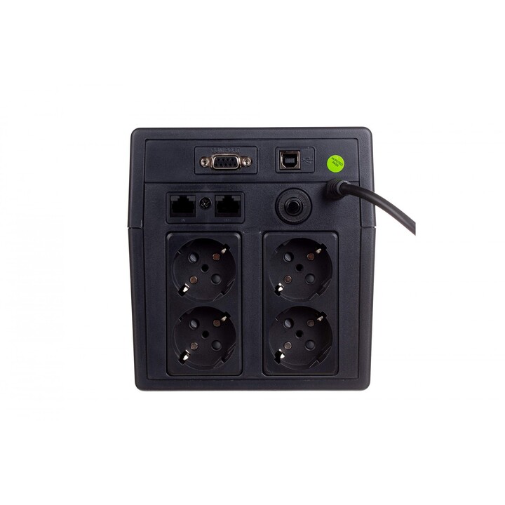Fonte de Alimentação Ininterrupta (UPS) Digitus DN-170065, Linha Interativa, 0,8 kVA, 480 W, 4 Tomadas CA