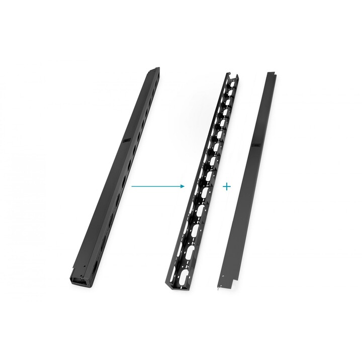 Digitus DN-19 ORG-42U-B Rack-Zubehör-Kabelmanagement-Panel