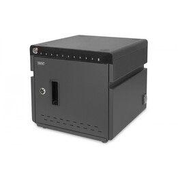 Carrello e mobiletto per dispositivi mobili Digitus DN-45004, stazione di ricarica e stoccaggio per dispositivi mobili, nero