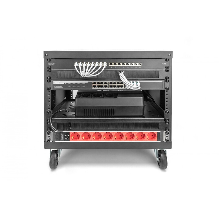 Gabinete de rack Digitus DN-48000 8U, preto