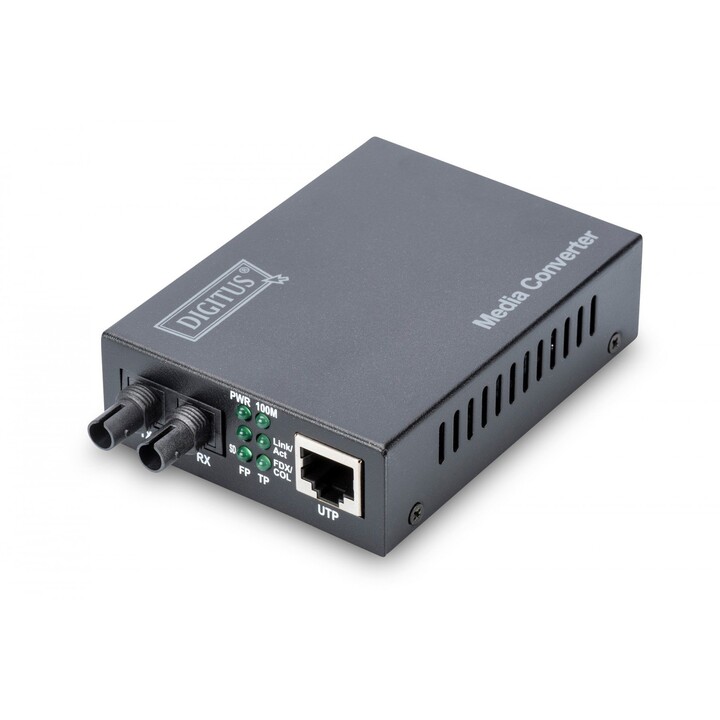 Convertitore multimediale interno Digitus DN-82010-1 1310 nm Multimode Nero