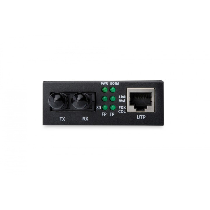 Digitus DN-82010-1 convertidor de medio Interno 1310 nm Multimodo Negro