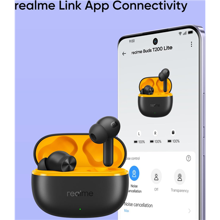 Realme Buds T200 Lite Volt Preto UE