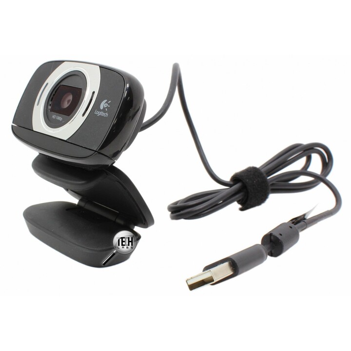 Logitech C615 Webcam 1920 x 1080 Pixel USB 2.0 Schwarz