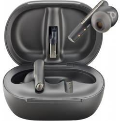 POLY Voyager Free 60+ UC Black Touchscreen Charge Case for BT700 USB-C Adapter Charging Case