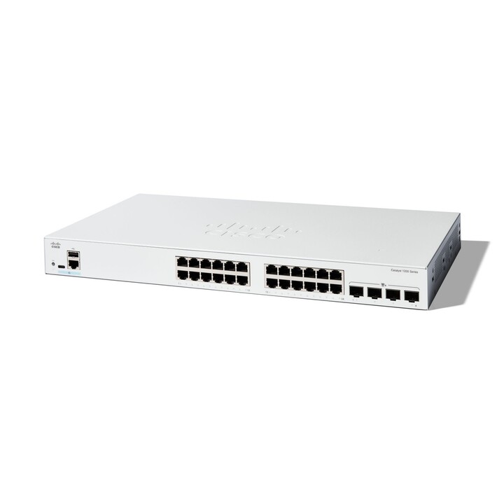 Cisco C1200-24T-4X Managed Switch L2/L3 Gigabit Ethernet (10/100/1000) Weiß