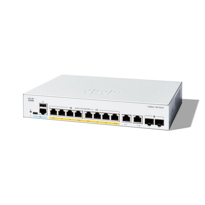 Cisco Catalyst 1300 Managed L2 Gigabit Ethernet (10/100/1000) Power over Ethernet (PoE) Grau