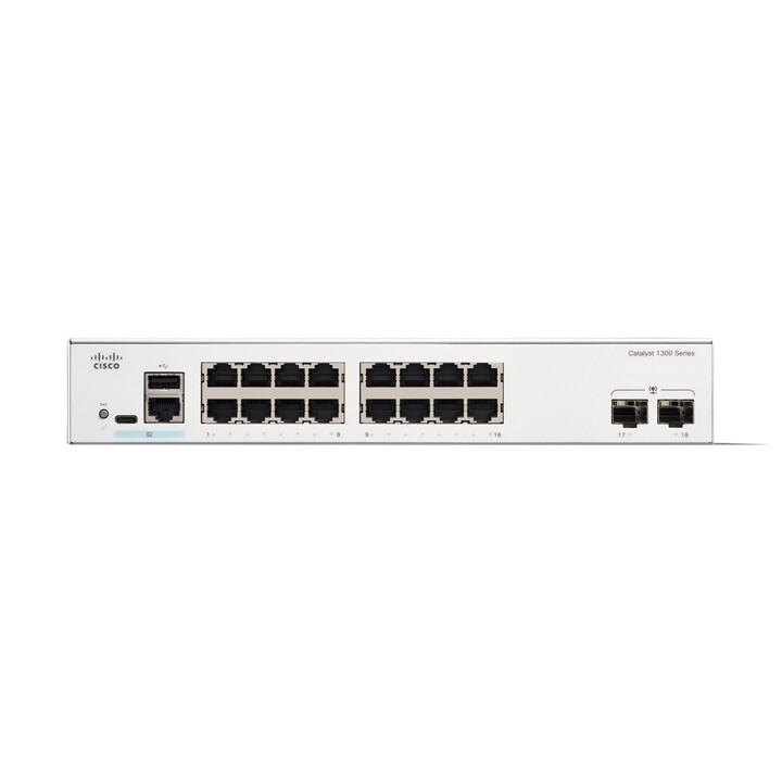 Switch Cisco C1300-16T-2G Gerenciável L2/L3 Gigabit Ethernet (10/100/1000) Branco