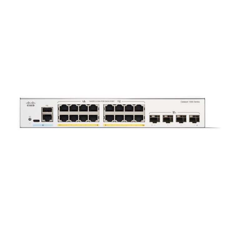 Cisco C1300-16P-4X Switch Gerenciável L2/L3 Gigabit Ethernet (10/100/1000) Branco