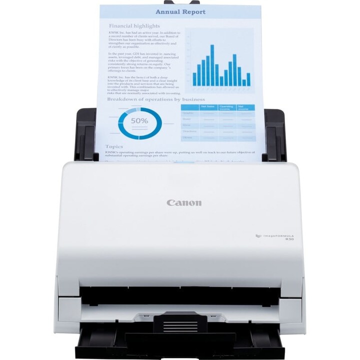 Canon imageFORMULA R30 ADF + Scanner de folhas 600 x 600 DPI A4 Branco