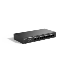 Switch Gigabit PoE Dahua SG1010LP de 10 portas e 8 portas PoE