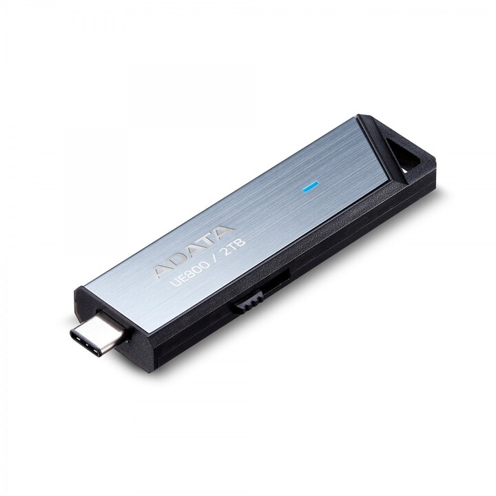 ADATA AELI-UE800-2T-CSG USB flash drive 2 TB USB Type C 3.2 Gen 2 (3.1 Gen 2) Silver