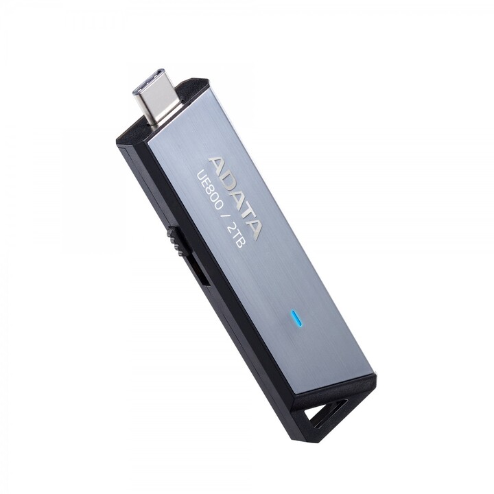 Pen drive USB ADATA AELI-UE800-2T-CSG 2 TB USB Tipo C 3.2 Gen 2 (3.1 Gen 2) Prata