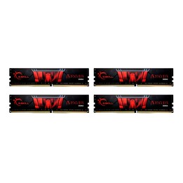 Module de mémoire G.Skill Aegis F4-3200C16Q-64GIS 64 Go (4 x 16 Go) DDR4 3200 MHz