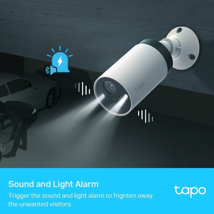 Caméra de sécurité CCTV intérieure et extérieure TP-Link Tapo C420S1 2560 x 1440 pixels