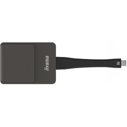 Adaptateur USB pour Smart TV 4K Ultra HD iiyama WP D002C, noir, argent