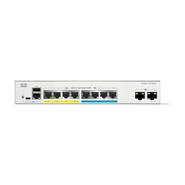 Cisco Catalyst C1300-8MGP-2X Gerenciado L2/L3 Gigabit Ethernet (10/100/1000) Power over Ethernet (PoE) Cinza