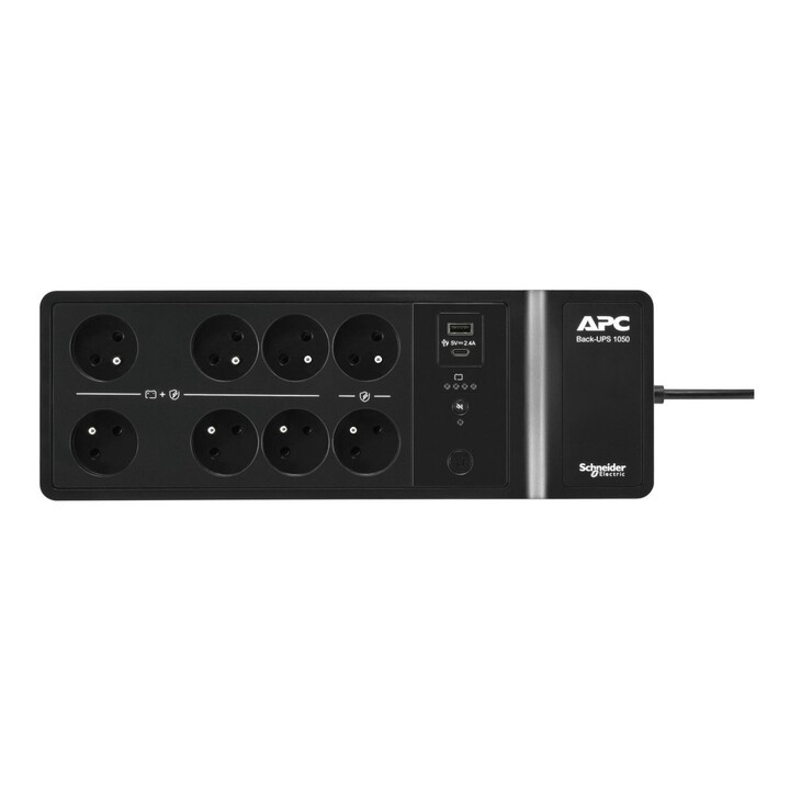 APC BE1050G2-FR sistema de alimentación ininterrumpida (UPS) En espera (Fuera de línea) o Standby (Offline) 1,05 kVA 600 W 8 sal