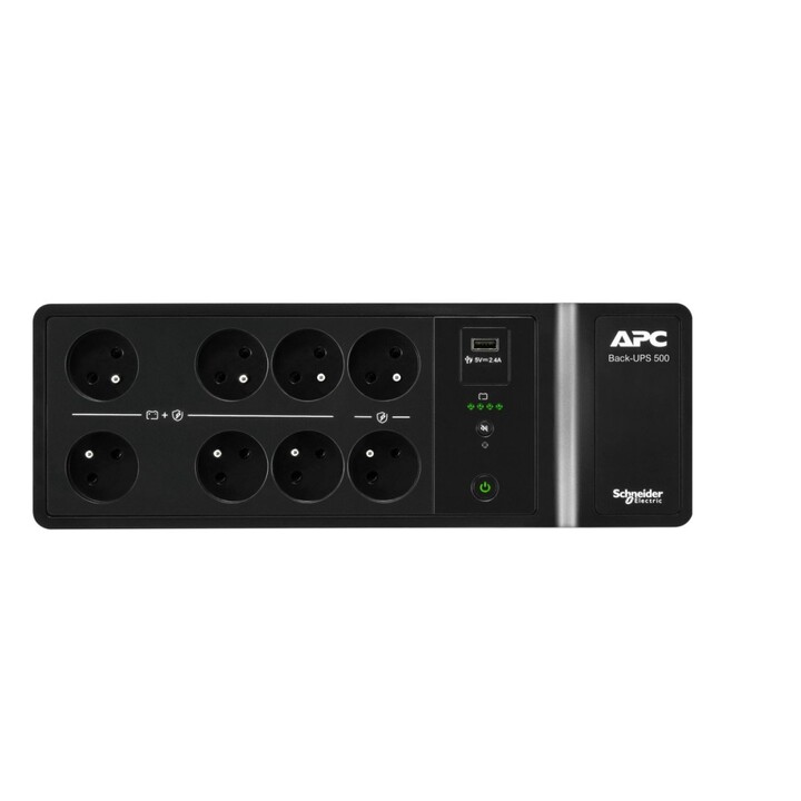 APC BE500G2-FR sistema de alimentación ininterrumpida (UPS) En espera (Fuera de línea) o Standby (Offline) 0,5 kVA 300 W 8 salid