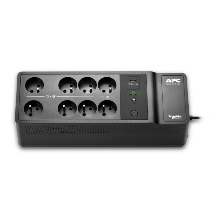 APC BE500G2-FR Unterbrechungsfreie Stromversorgung (USV) Standby (Offline) 0,5 kVA 300 W 8 AC-Ausgänge