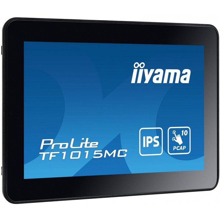 iiyama TF1015MC-B3 Signage Display Interactive Flat Panel 25.6 cm (10.1") LED 500 cd/m2 HD Black Touch Screen