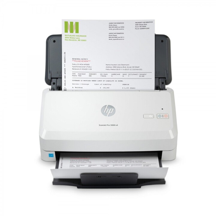 HP Scanjet Pro 3000 s4 Einzelblattscanner 600 x 600 DPI A4 Schwarz, Weiß