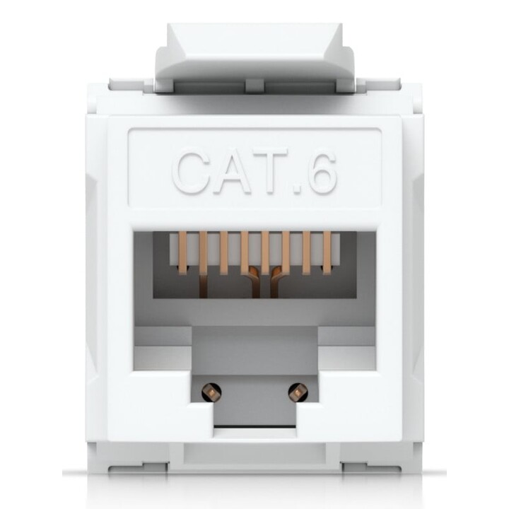 Ubiquiti UACC-Keystone-Jack-C6 conector keystone Cat6 blanco