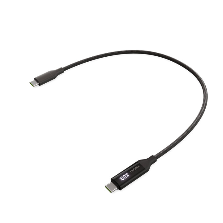 Ubiquiti UACC-Cable-USB-100W-2M-BK USB cable USB C Black, Gray