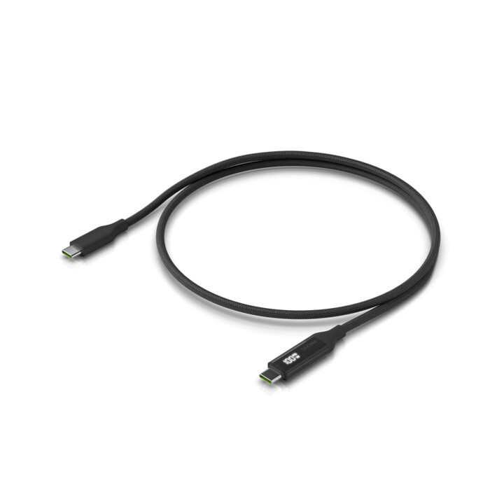 Cabo USB Ubiquiti UACC-Cable-USB-100W-2M-BK Cabo USB USB C Preto, Cinza