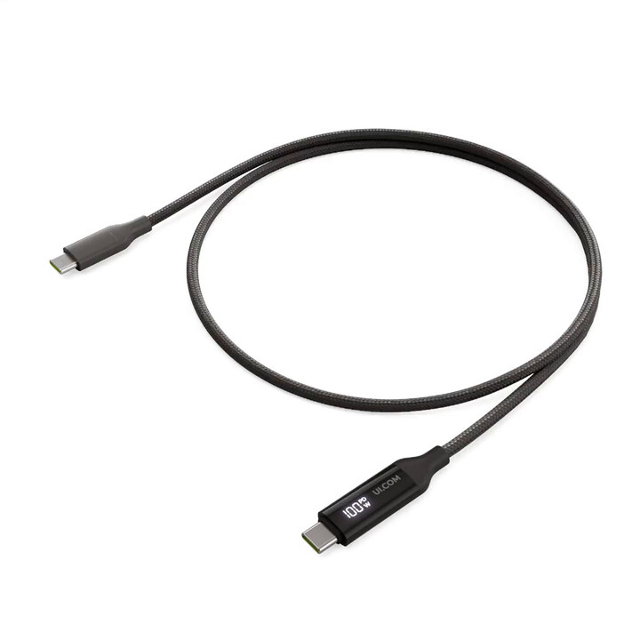 Ubiquiti UACC-Cable-USB-100W-2M-BK USB cable USB C Black, Gray