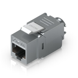Ubiquiti UACC-Keystone-Coupler-C6A acoplador Keystone Cat6A gris