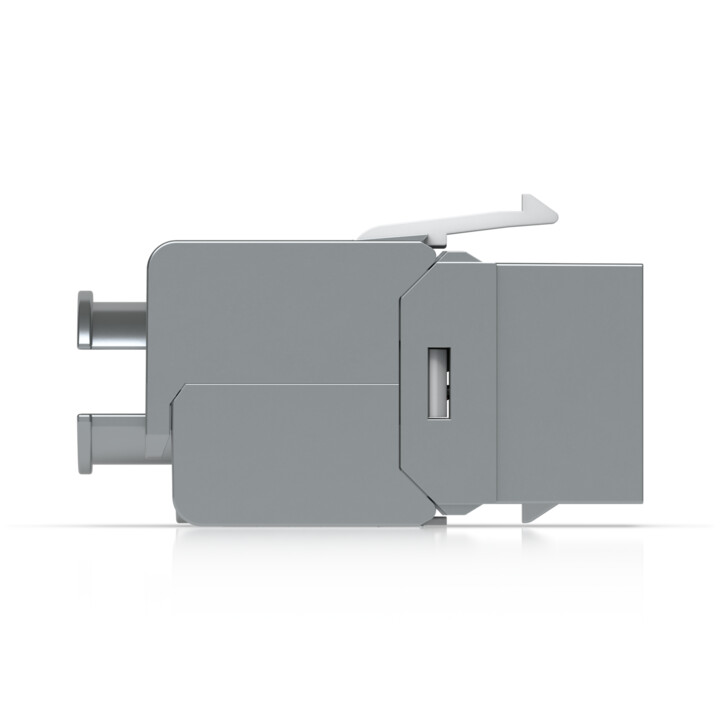 Ubiquiti UACC-Keystone-Coupler-C6A acoplador Keystone Cat6A gris