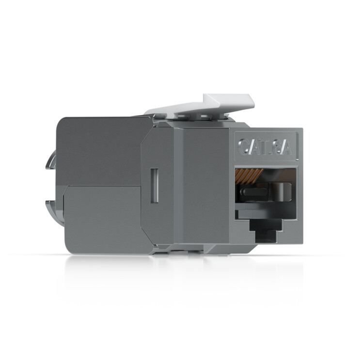 Ubiquiti UACC-Keystone-Coupler-C6A acoplador Keystone Cat6A gris