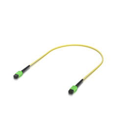 Cavo in fibra ottica Ubiquiti UACC-OFC-SA-MPMP-1M-10 e InfiniBand MPO giallo