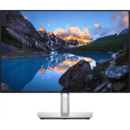Dell Ultrasharp U2421E 24.1" WUXGA IPS LCD Monitor, Black/Silver