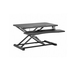 Equip 650840 Ergonomischer Tischständer für PC/Bildschirm und Tastatur, höhenverstellbar