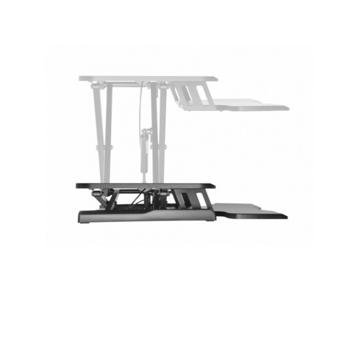 Stand de sobremesa ergonomico equip 650840 para pc / pantalla y teclado altura ajustable