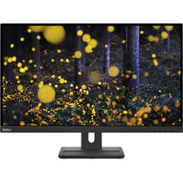 Lenovo ThinkVision E27Q-20 27" QHD LED Monitor, 6ms, Vesa Mount, Black