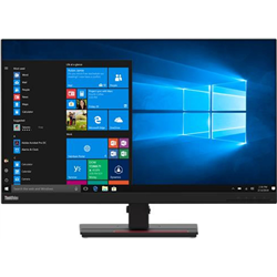 Lenovo ThinkVision T27q-20 27\" 2560 x 1440 pixels WQHD LCD Monitor, Flat, Black